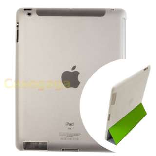 Clear iPad 2 Smart Cover Compatible TPU Gel Skin Case  