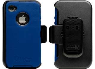   Defender 3 Layers Case w/Belt Clip for AT&T iPhone 4 Blue/Black  