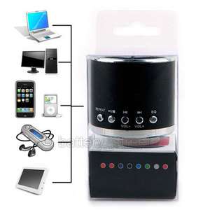 Mini Portable Speaker for Laptop /MP4/iPhone/iPod/PC with Micro SD 