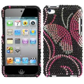 Apple iPod Touch 4G Fairyland Butterfly Diamond Case Cover + Screen 