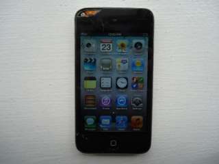 Broken Apple iPod touch 4th Generation Black (8 GB) (Latest Model 