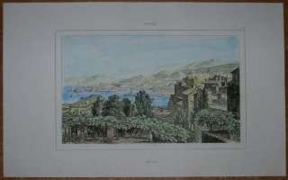 1835 print GENOA GENOVA, LIGURIA, ITALY (#47)  