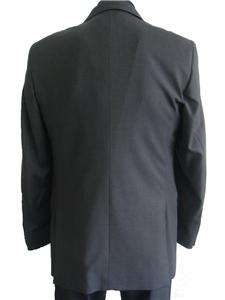 New Italian Men Wool Suit 3BTN Dark Charcoal Size 38S  