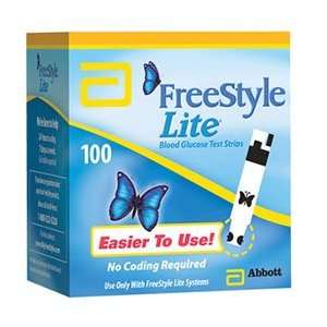  FreeStyle Lite Glucose Test Strips   100 ct. Health 