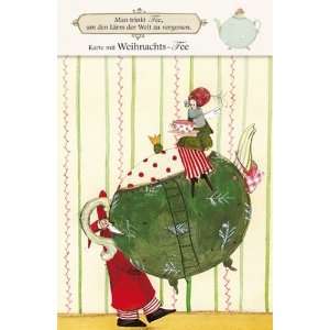 Tea Card with a Christmas Fruit Tea Grocery & Gourmet Food