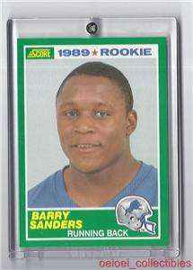 89 Score Barry Sanders RC Rookie Mint 257 Lions RB Hot  