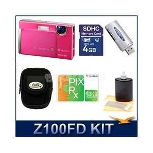  Fuji FINEPIX Z100fd 8MP Digital Camera (Shell Pink) Best 