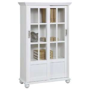 Altra Furniture 9448096 Bookcase with Sliding Glass Doors 