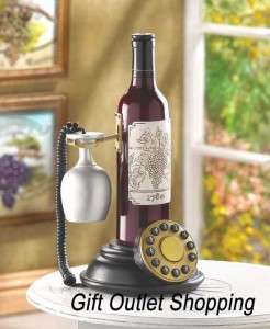 NOVELTY Connoisseur Wine Bottle Phone REAL Telephone  