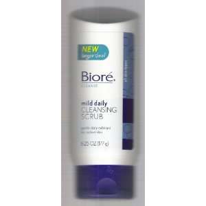 Biore Cleanse Mild Daily Cleansing Scrub for All Skin Types 6.25oz (2 