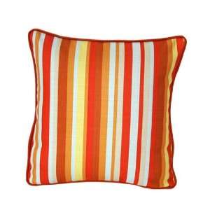  Room Service Global Collection Sunset Stripe Pillow, 18 