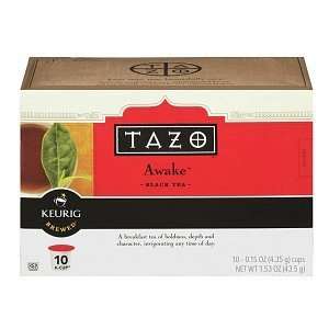 Tazo Black Tea, Awake, K Cups, 10 ea  Grocery & Gourmet 
