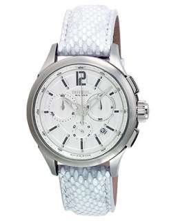 Breil Milano Watch, Womens Chronograph 939 White Lizard Strap BW0565 