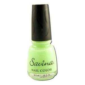   Savina Non Toxic Nail Polish Green Ice
