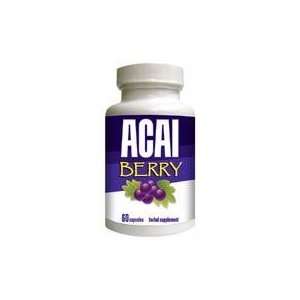  Acai Berry with Green Tea, Flush Pounds For Weightloss 60 