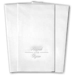     Personalized Embossed Guest Towels (Twosome)