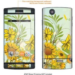   Skin Sticker for AT&T ATT Sharp FX case cover FX 147 Electronics