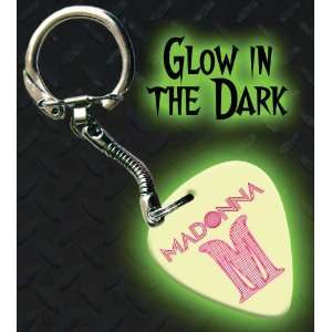   Glow In The Dark Premium Guitar Pick Keyring Musical Instruments