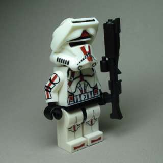 LEGO Star Wars Deviss Commander Clone Trooper Captain Plain Rare 