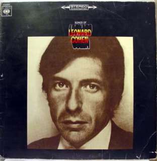 LEONARD COHEN songs of LP S 63241 VG+ 1968 UK  