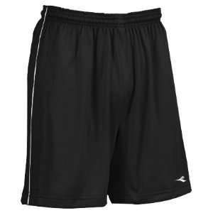  Diadora Ermano Soccer Shorts 320   BLACK AM Sports 