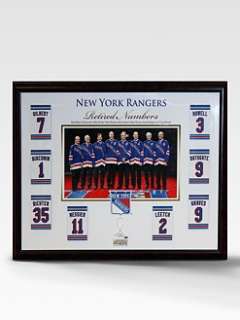 Steiner Sports   New York Rangers Retired Numbers Collage