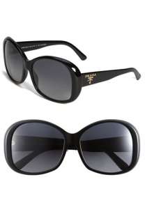 Prada Polarized Oval Sunglasses  