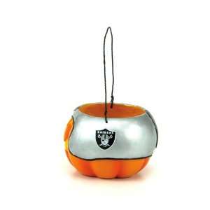   Raiders NFL Halloween Pumpkin Candy Bucket (5.5) 