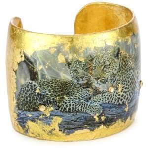  ÉVOCATEUR Humphreys Safari Zimbabwe Leopards Cuff 