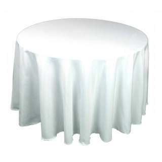12 Pack of 108 Round Polyester Tablecloth   25 Colors  