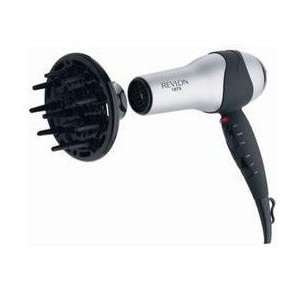 Helen of Troy 1875w Full Size Hair Dryer Matte chrome Finish Soft feel 