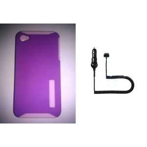 New OEM Apple iPhone 4 Incipio Pink Silicone and Purple Outer Shell 