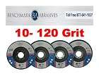 10 4.5”x7/8 Zirconia Flap Disc Grinding Wheels 120 grit