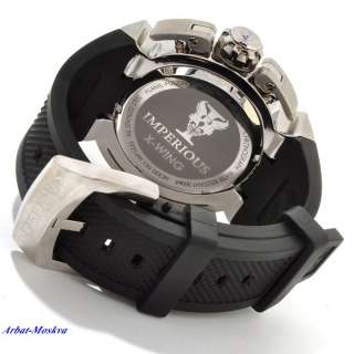   Mens X Wing Swiss Made Quartz Chrono Polyurethane Strap Luxury Watch