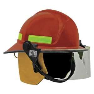  MORNING PRIDE HDO Fire Helmet,Red,Modern
