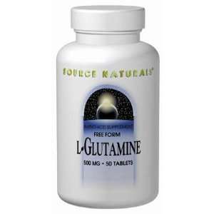  L Glutamine 500mg 100 caps, Source Naturals Health 