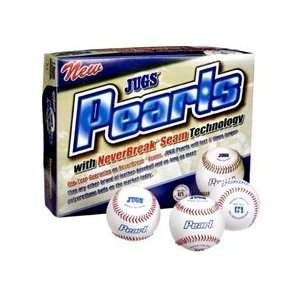  Jugs Pearl Leather Pitching Machine Baseballs (1 Dozen 