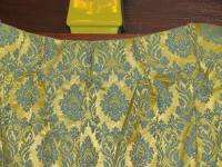 Fancy 50s French Glamorous Antique Satin Brocade Panel  