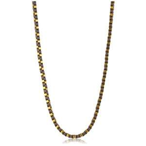 Lee Angel Marti Hand Woven Silk and Box Chain Long Necklace