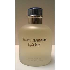 Dolce Gabbana Light Blue Pour Homme Eau De Toilette Spray 4.2 Oz. New 