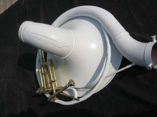 22 VALVE SOUSAPHONE SNOW WHITE CLOUR UNIQUE BRANDMADE OF PURE BRASSW 