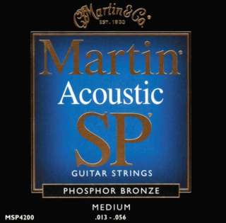 Martin MSP 4200 long Life Acoustic Guitar Strings New  