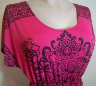 New Julies Closet Maternity Womens Dark Pink Shirt Top Paisleys Blouse 
