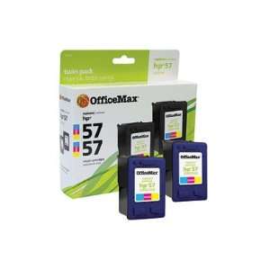   Color Ink Cartridge Twin Pack Compatible with HP 57 (C9320FN) OM98933