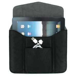  Leather Tablet Sleeve with Pouch for iPad 1 & 2, Eee Pad 