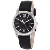 Timex T2N6819J Style Classic Black Leather Strap Watch