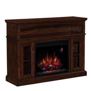 Chimney Free 23 in. electric fireplace media console with heater and 
