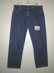 LEVIS 501 Button Fly Denim Jeans Mens 38 X 31 USA  