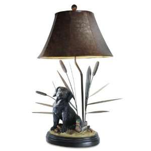Hunting Dog with Duck Decoy Table Lamp 28H  Kitchen 