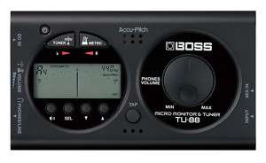 BOSS TU 88 Guitar/Bass Tuner/Metronome/ In/H Phone  